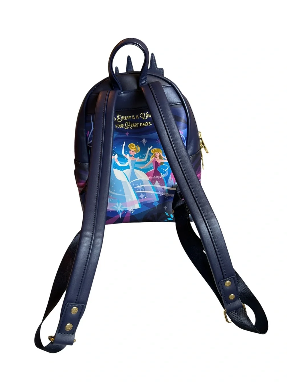Loungefly Disney Cinderella Castle Series Carriage Mini Backpack - EUC